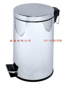 TMTS-106 不鏽鋼腳踏式垃圾桶 直徑25xH40c